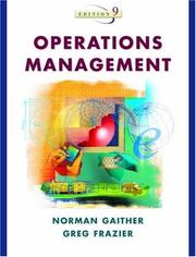 Cover of: Operations Management