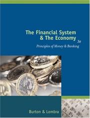 Cover of: The Financial System and the Economy | Maureen Burton