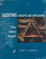 Cover of: Auditing Concepts and Application: With Contemporary Auditing Issues & Cases