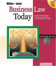 Cover of: Business Law Today, Standard Edition