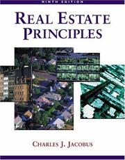 Cover of: Real estate principles | Charles J. Jacobus