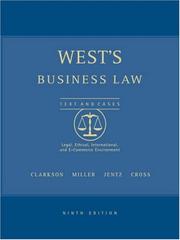 Cover of: West's Business Law, Interactive CD-ROM