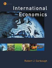 International economics by Robert J. Carbaugh