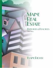 Maine Real Estate by Elaine Richer, Ralph A.  Maine Real Estate Palmer