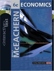 Cover of: Interactive Text, Economics: A Contemporary Introduction with Access Card and InfoTrac College Edition