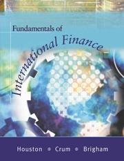 Cover of: Fundamentals of International Finance