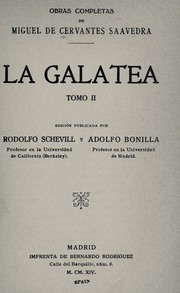 Cover of: La galatea by Miguel de Cervantes Saavedra