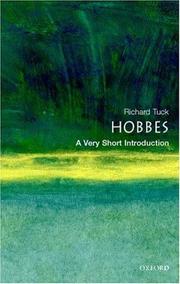 Cover of: Hobbes by Richard Tuck