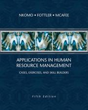 Cover of: Applications in Human Resource Management | Stella M. Nkomo