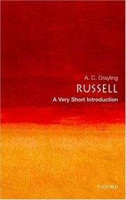 Cover of: Russell: a very short introduction