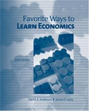 Cover of: Favorite Ways to Learn Economics