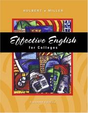 Cover of: Effective English for Colleges (with CD-ROM and InfoTrac )