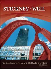 Cover of: Financial Accounting by Clyde P. Stickney, Roman L. Weil