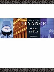 Cover of: Principles of Finance