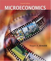 Cover of: Microeconomics (with InfoTrac )
