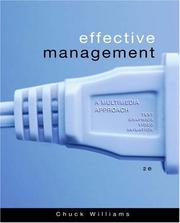 Cover of: Effective management: [a multimedia approach]