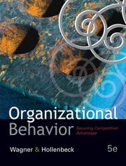 Cover of: Organizational Behavior: Securing Competitive Advantage