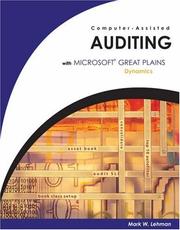 Cover of: Computer Assisted Auditing with Great Plains Dynamics Revised by Mark W. Lehman