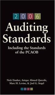 2006 auditing standards by Nicky A Dauber, Nick Dauber, Anique Quereshi, Marc Levine, Joel Siegel
