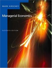 Cover of: Managerial Economics (with Economic Applications Printed Access Card)