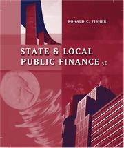 Cover of: State and Local Public Finance by Ronald Fisher