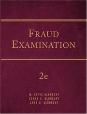 Fraud examination by W. Steve Albrecht
