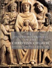 Cover of: The Oxford dictionary of the Christian Church by edited by F.L. Cross.