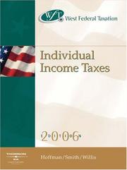 Cover of: West Federal Taxation 2006 : Individual Income Taxes (West Federal Taxation Individual Income Taxes)