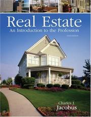 Cover of: Real Estate by Charles J. Jacobus, Charles J. Jacobus