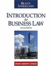 Cover of: Introduction to Business Law