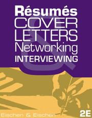 Cover of: Resumes, Cover-Letters, Networking, and Interviewing