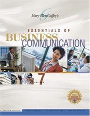 Cover of: Essentials of Business Communication by Mary Ellen Guffey, Mary Ellen Guffey