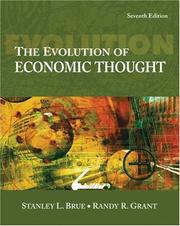 Cover of: The Evolution of Economic Thought (with Printed Access Card (InfoTrac  1-Semester, Economic Applications Online Product) by Stanley L. Brue, Randy Grant