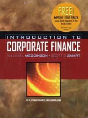 Cover of: Introduction to Corporate Finance (Ise)