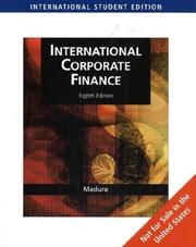 Cover of: International Corporate Finance (Ise)