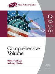 Cover of: West Federal Taxation 2008 by Eugene Willis, William H. Hoffman, David M. Maloney, William A. Raabe