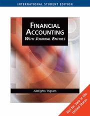 Cover of: Financial Accounting by Thomas Albright, Robert W. Ingram