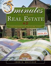 Cover of: Five Minutes to a Great Real Estate Ad by John D. Mayfield