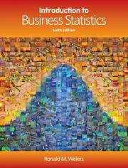 Cover of: Introduction to Business Statistics (with Student CD-ROM)