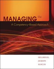 Cover of: Managing: A Competency-Based Approach (with InfoTrac® Bind-in Card and BizFlix DVD)