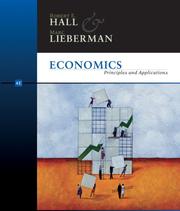 Cover of: Economics: Principles and Applications