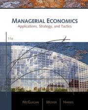 Cover of: Managerial Economics | James R. McGuigan