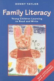 Cover of: Family literacy by Denny Taylor