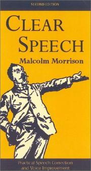 Clear Speech by Malcolm Morrison
