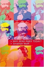 Cover of: Why Read Marx Today? by Jonathan Wolff