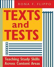 Cover of: Texts and Tests: Teaching Study Skills Across Content Areas