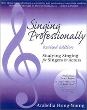 Cover of: Singing Professionally