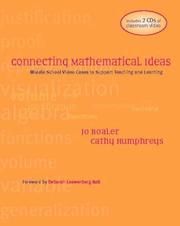 Cover of: Connecting Mathematical Ideas by Jo Boaler, Cathy Humphreys