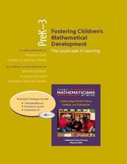 Cover of: Fostering Children's Mathematical Development, Grades PreK-3 (Resource Package): The Landscape of Learning (Young Mathematicians at Work)