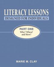 Cover of: Literacy lessons designed for individuals by Marie M. Clay